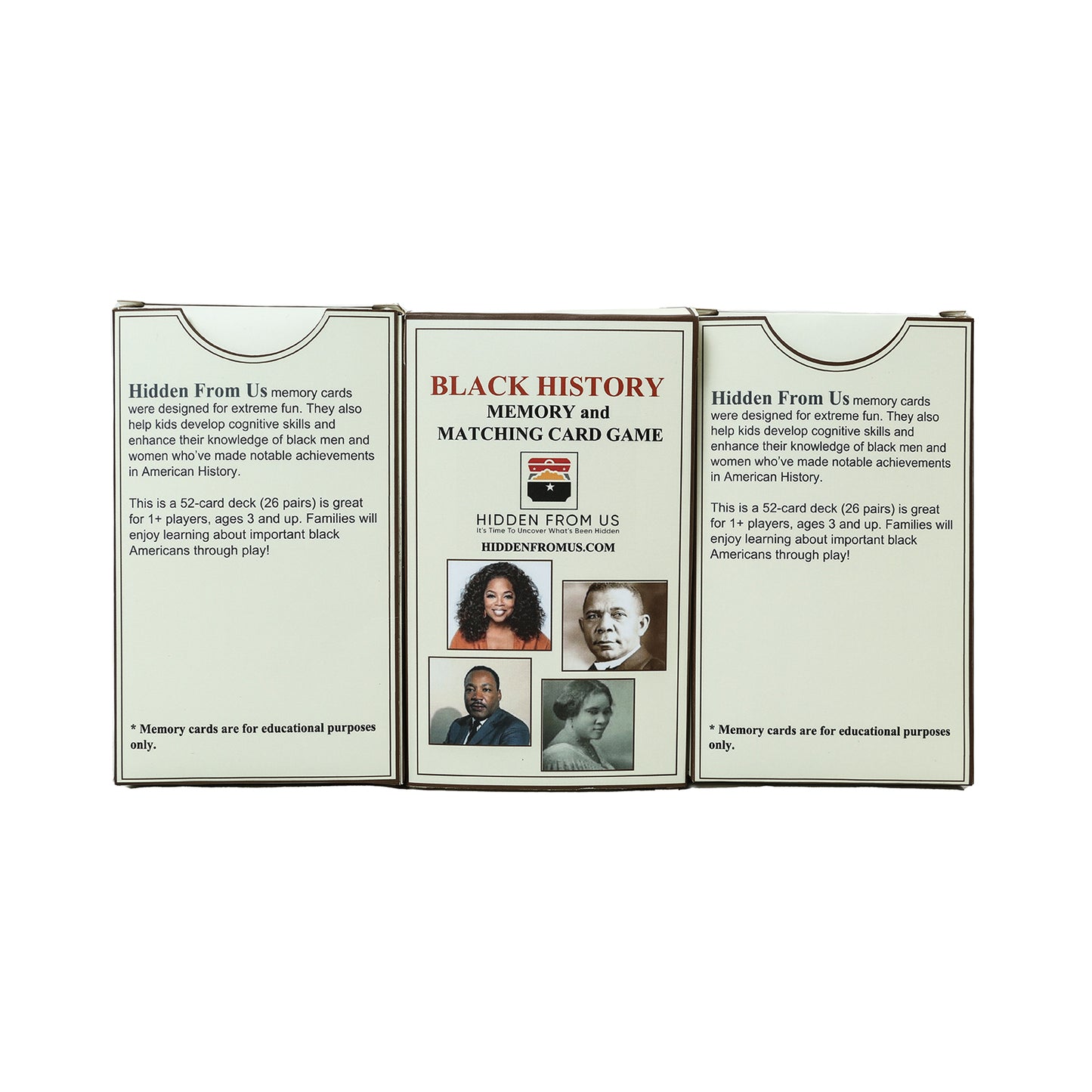 Black History Memory and Matching Card Game