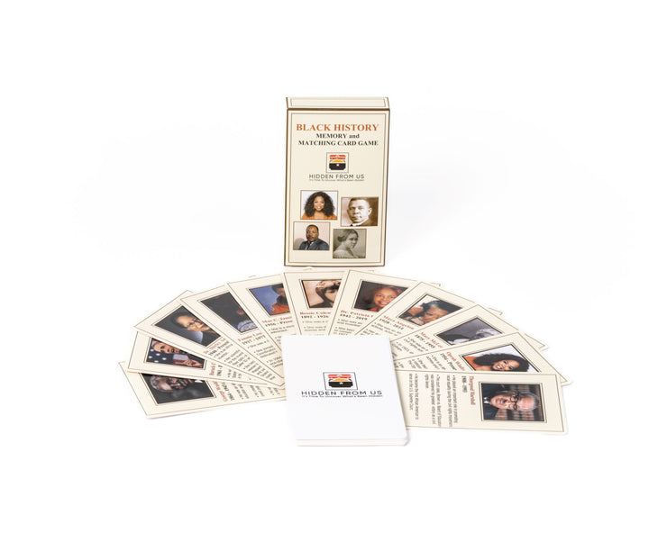 Black History Memory and Matching Card Game